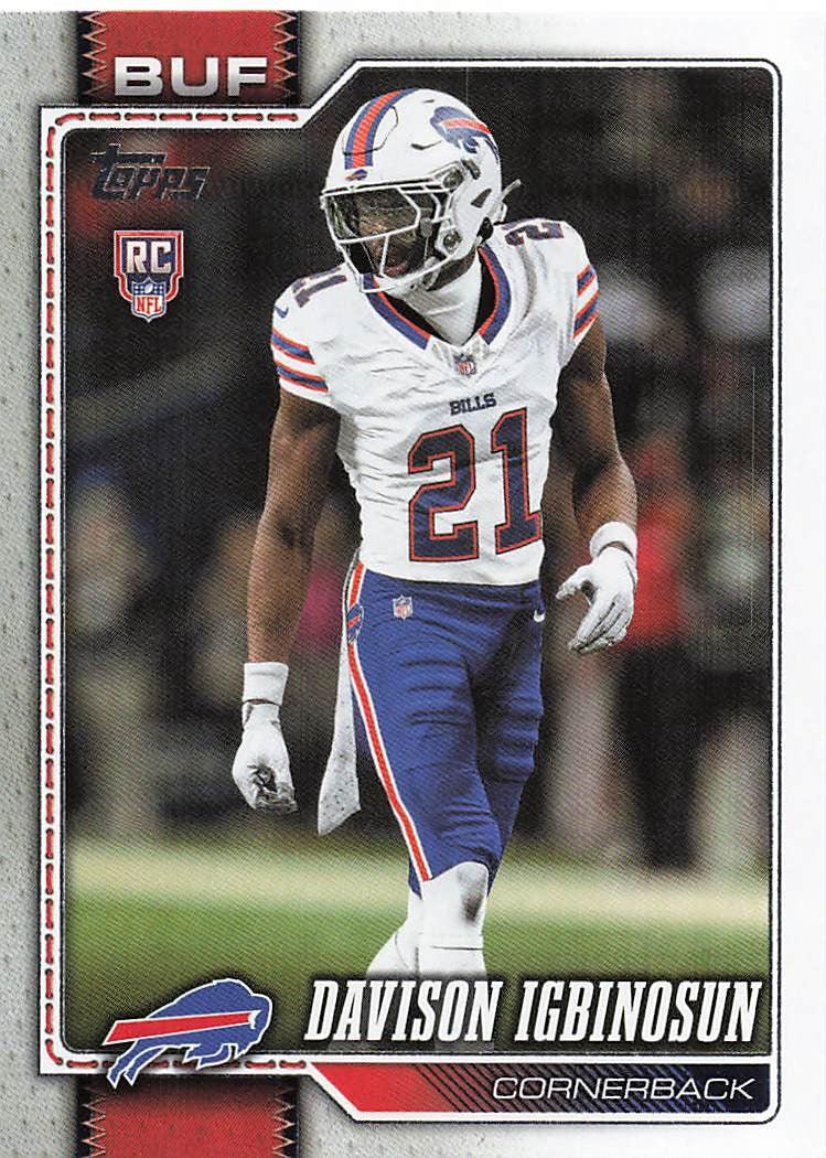 2026 Topps Flagship Football Davison Igbinosun #349 RC