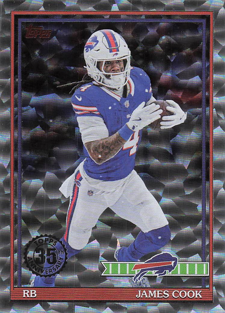 2026 Topps Flagship Football 1991 Topps Football Crackle James Cook #91TF-12