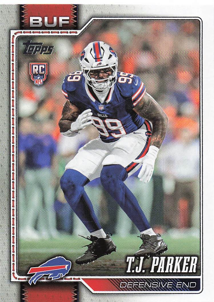 2026 Topps Flagship Football T.J. Parker #376 RC