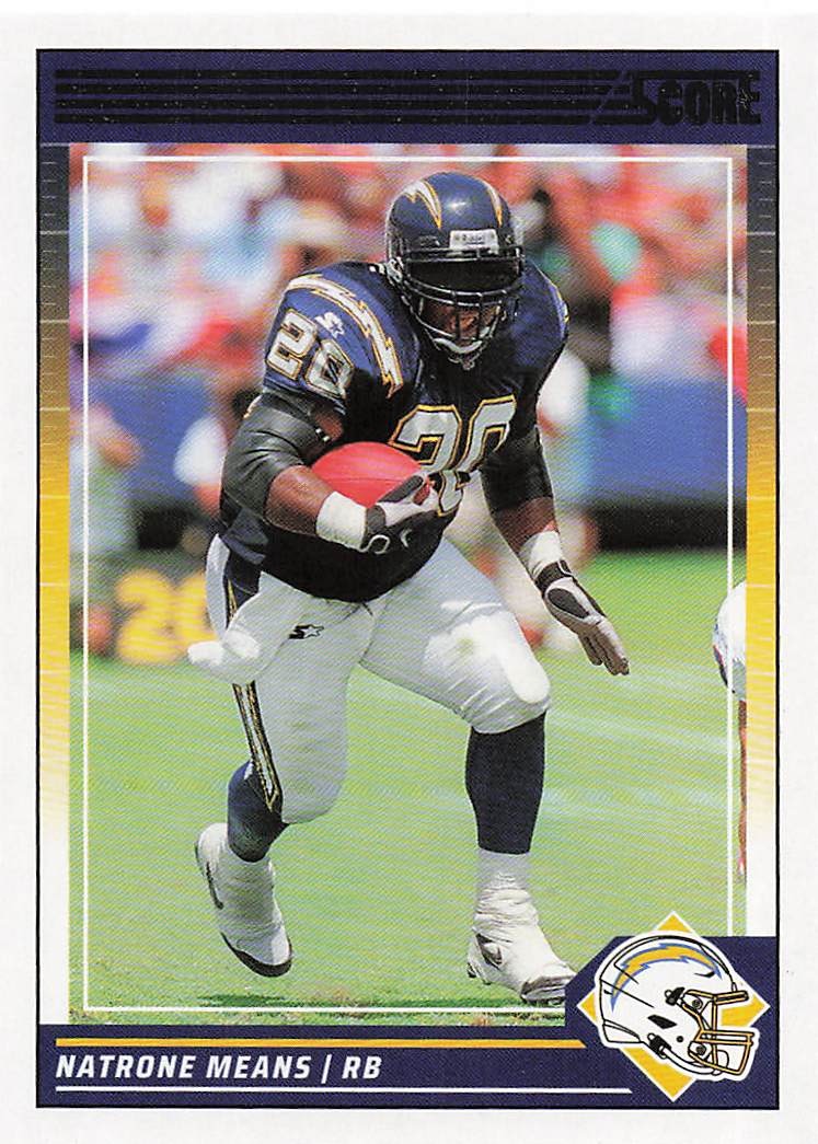 2024 Score Football Natrone Means #170