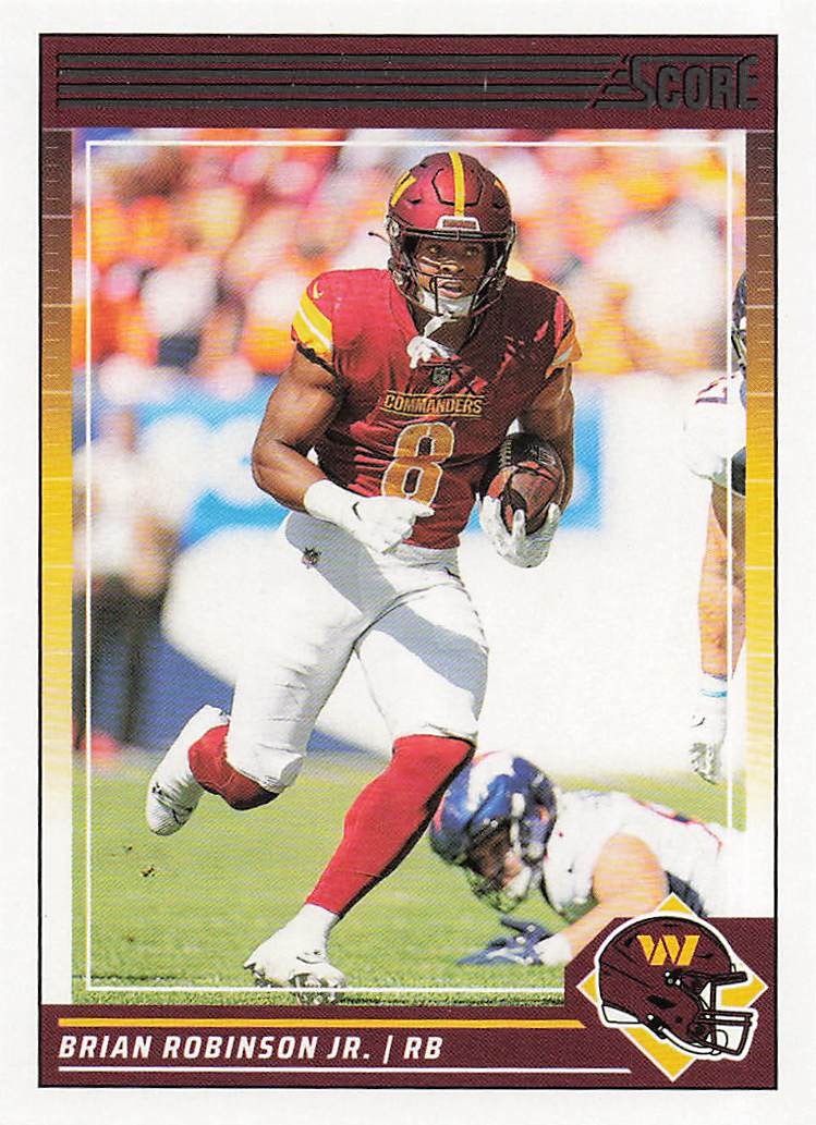 2024 Score Football Brian Robinson Jr. #283