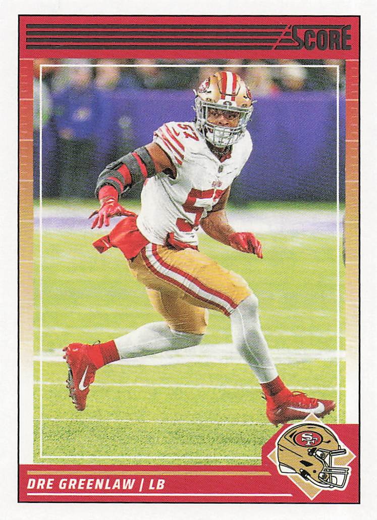 2024 Score Football Dre Greenlaw #250