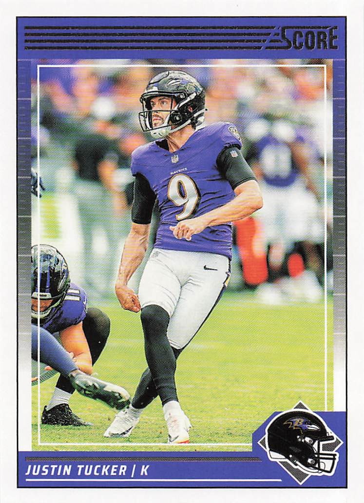 2024 Score Football Justin Tucker #24