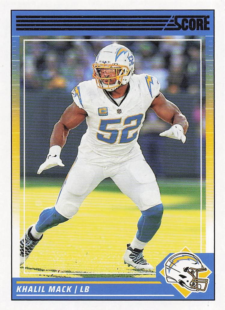 2024 Score Football Khalil Mack #166