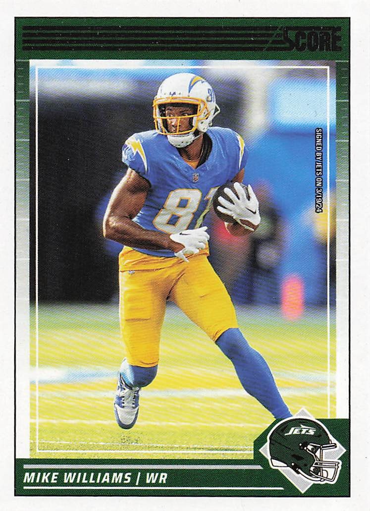 2024 Score Football Mike Williams #169