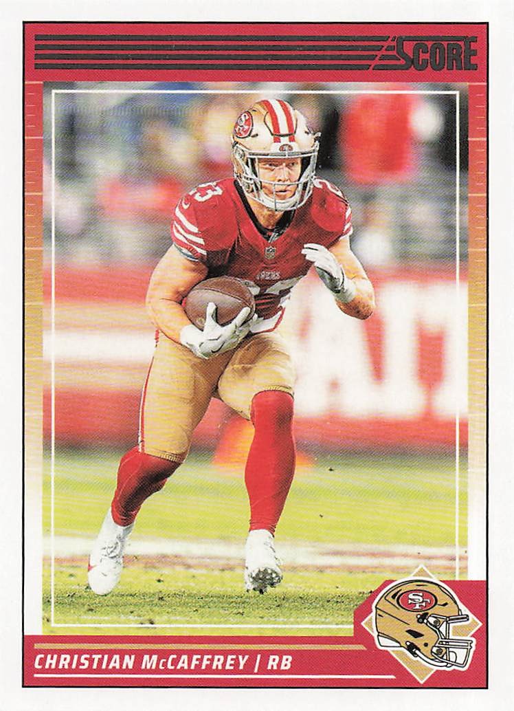 2024 Score Football Christian McCaffrey #245