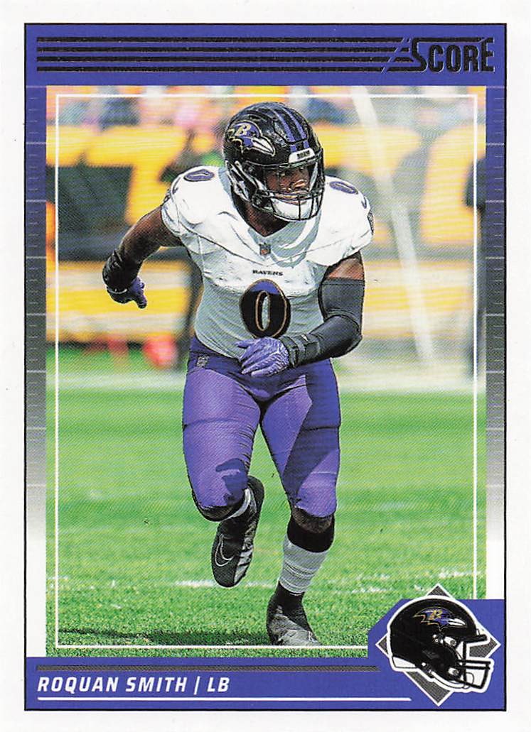 2024 Score Football Roquan Smith #26
