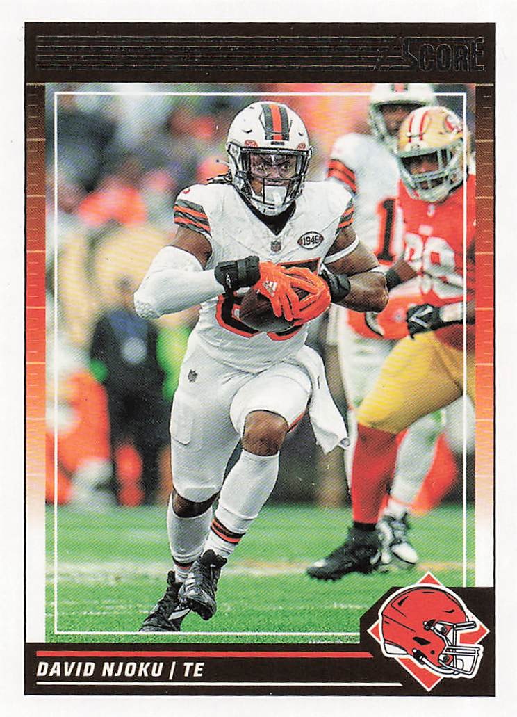 2024 Score Football David Njoku #70