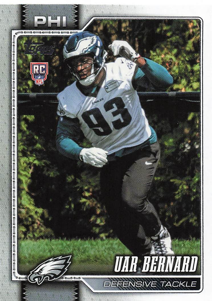 2026 Topps Flagship Football Uar Bernard #400 RC