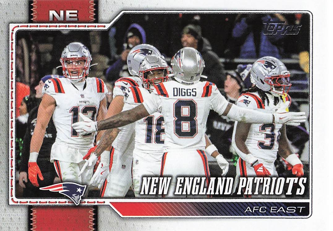 2026 Topps Flagship Football New England Patriots #278