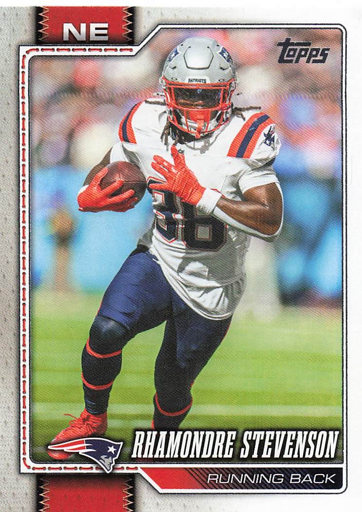 2026 Topps Flagship Football Rhamondre Stevenson #141