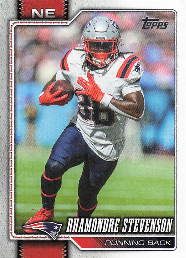 2026 Topps Flagship Football Rhamondre Stevenson #141