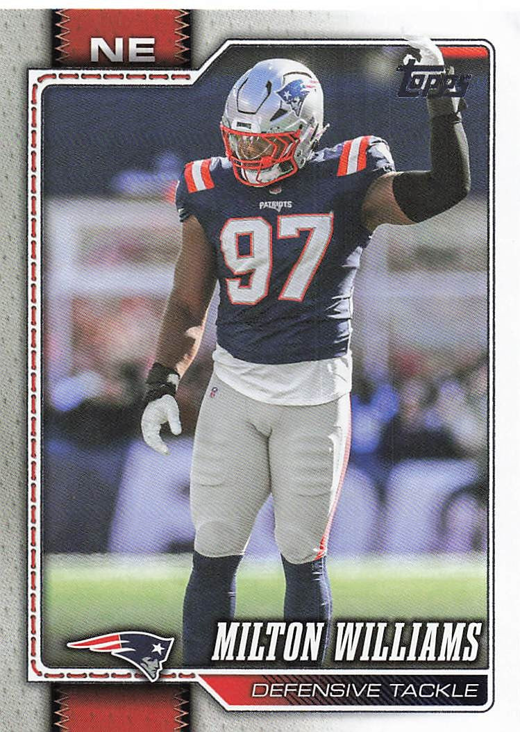 2026 Topps Flagship Football Milton Williams #142