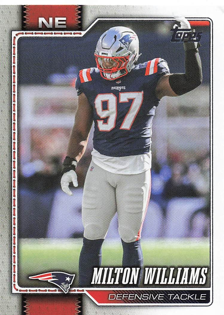 2026 Topps Flagship Football Milton Williams #142