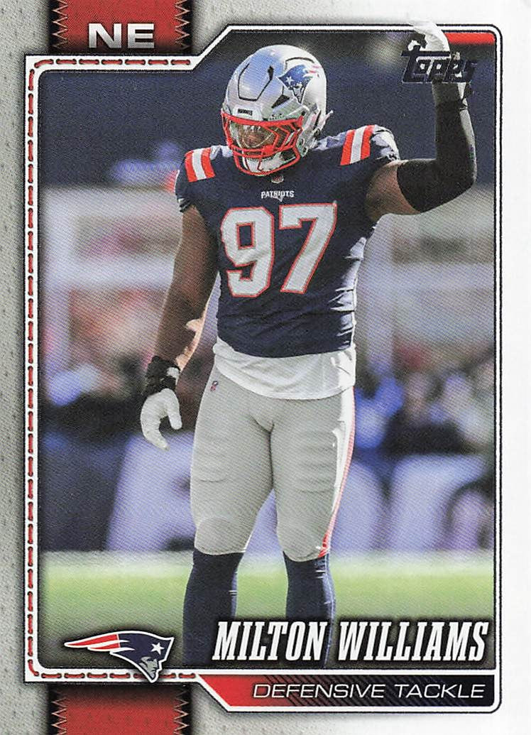 2026 Topps Flagship Football Milton Williams #142