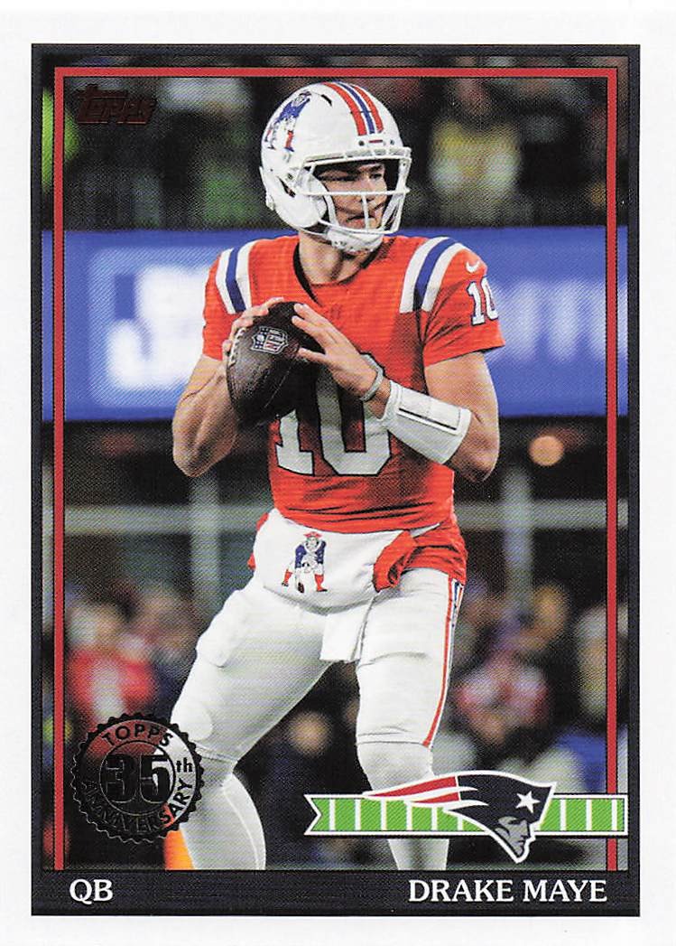 2026 Topps Flagship Football 1991 Topps Football Drake Maye #91TF-46