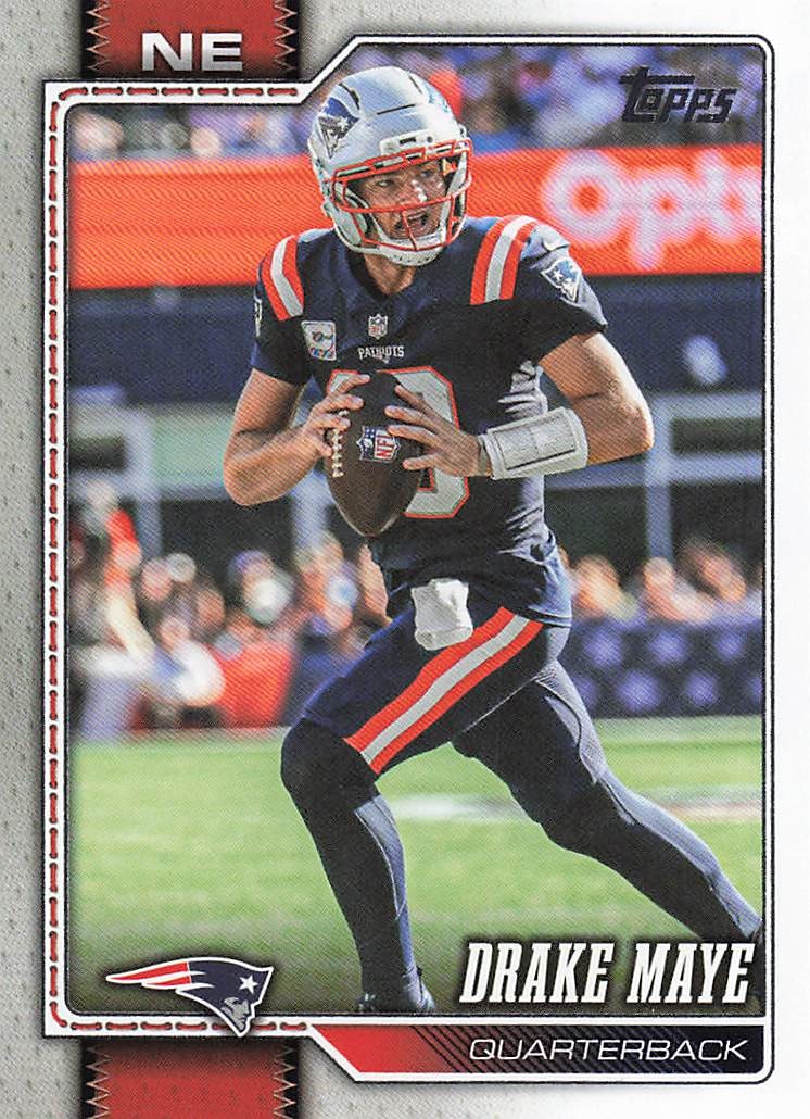 2026 Topps Flagship Football Drake Maye #136