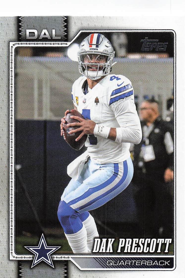2026 Topps Flagship Football Dak Prescott #53