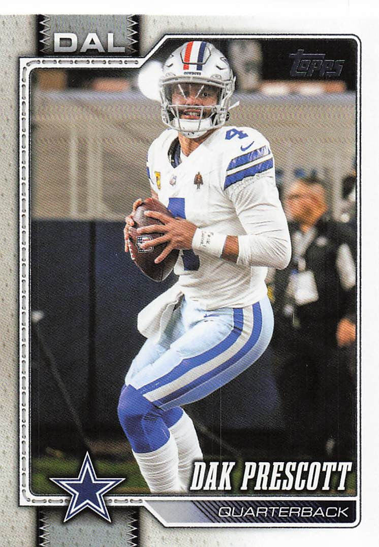 2026 Topps Flagship Football Dak Prescott #53