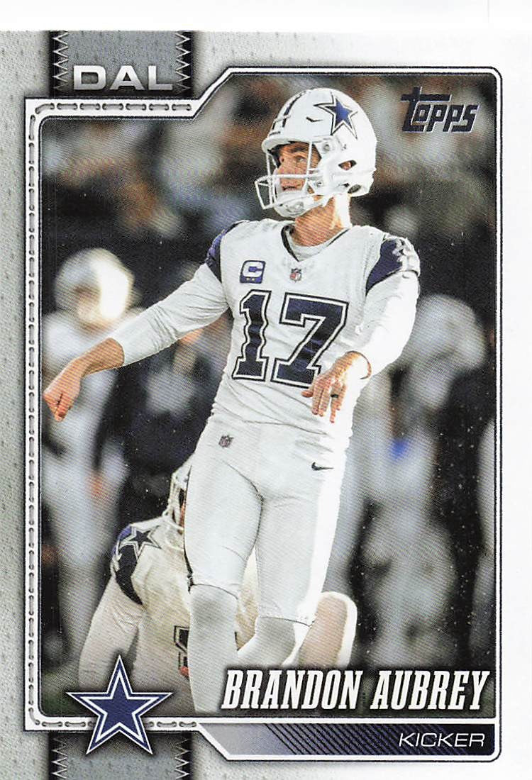 2026 Topps Flagship Football Brandon Aubrey #52