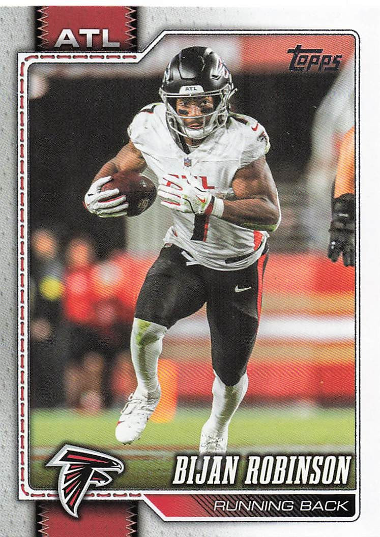 2026 Topps Flagship Football Bijan Robinson #12