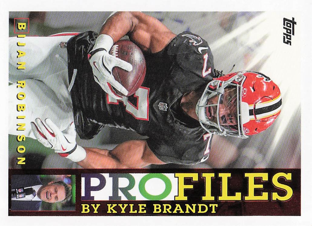 2026 Topps Flagship Football Topps Profiles Bijan Robinson #TP-11