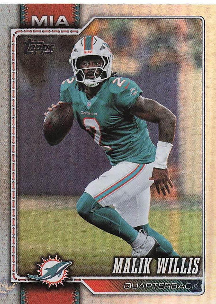 2026 Topps Flagship Football Rainbow Foil Malik Willis #238