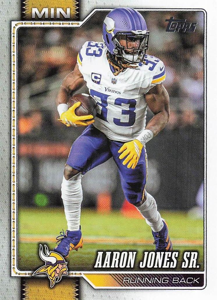 2026 Topps Flagship Football Aaron Jones Sr #240
