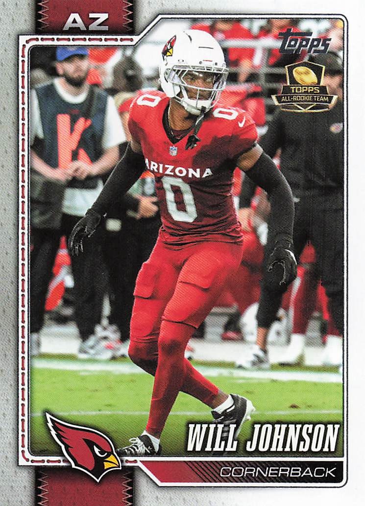 2026 Topps Flagship Football Will Johnson #6