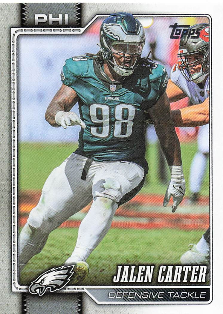 2026 Topps Flagship Football Jalen Carter #65