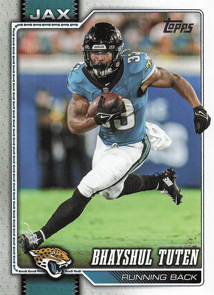 2026 Topps Flagship Football Bhayshul Tuten #91