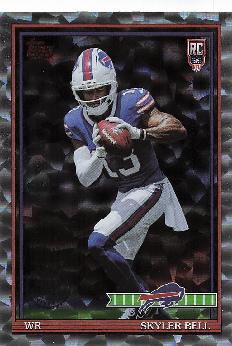 2026 Topps Flagship 1991 Topps Football Rookies Crackle Skyler Bell #91TR-27