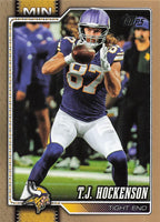 2026 Topps Flagship Football Gold 0507/2026 T.J. Hockenson #241