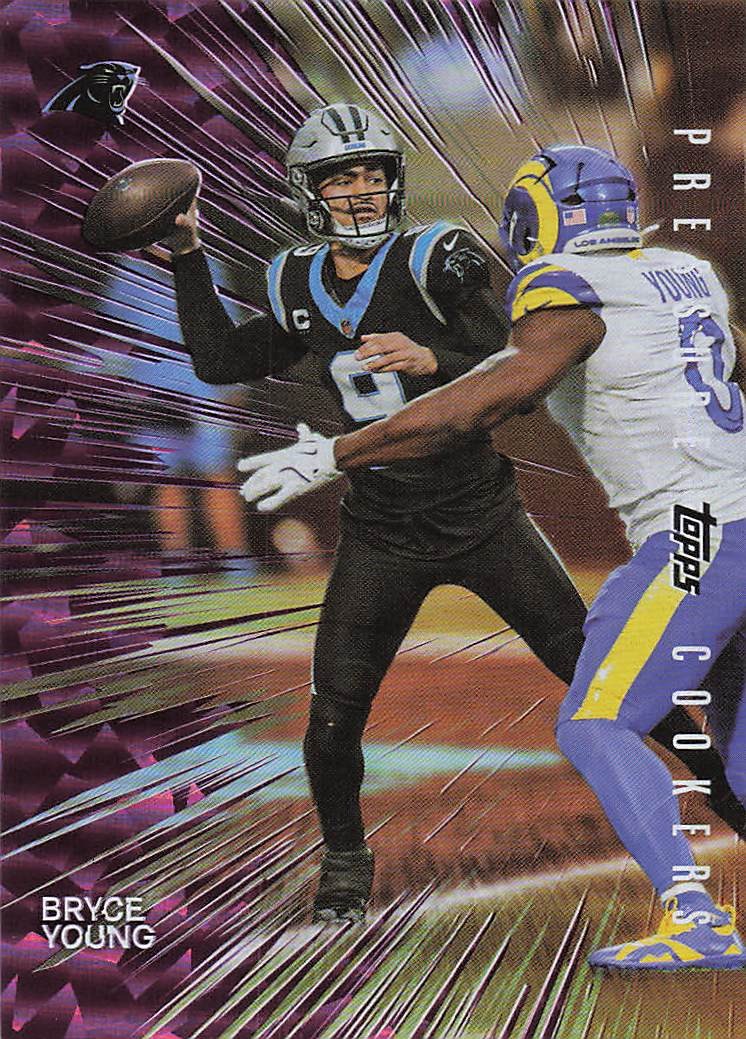 2026 Topps Flagship Football Pressure Cookers Pink Crackle Bryce Young #PC-13