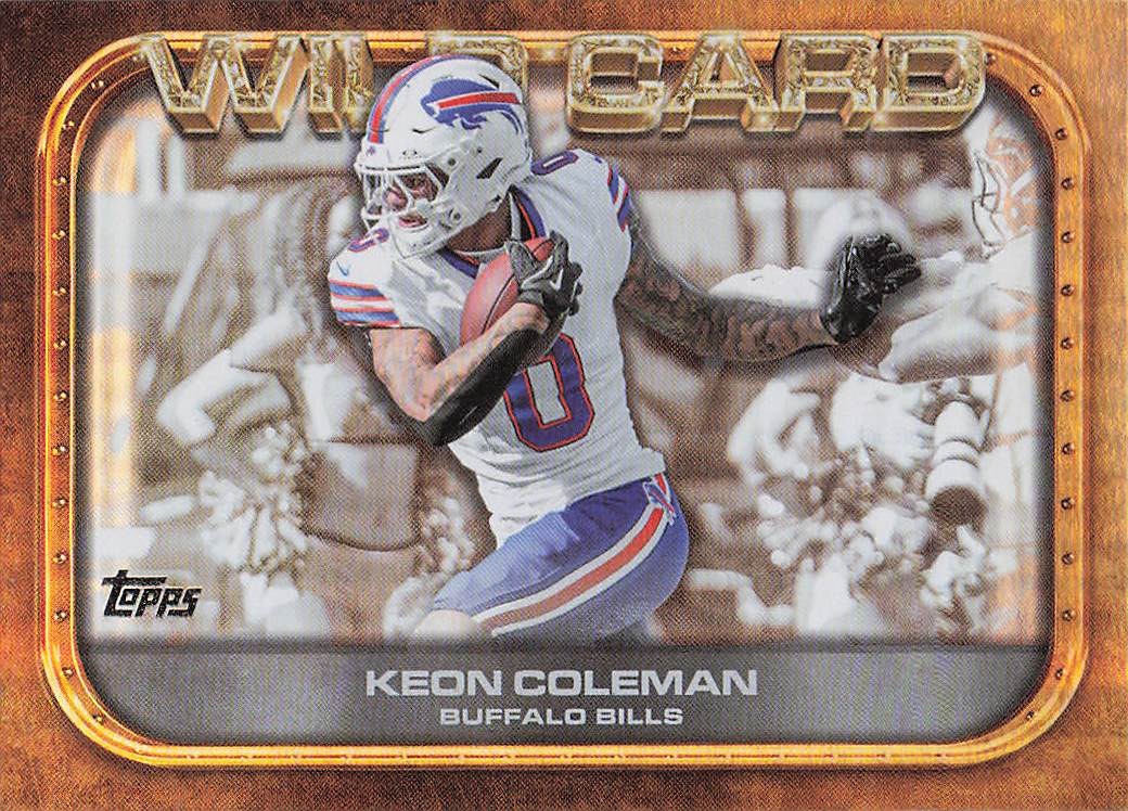 2026 Topps Flagship Football Wild Card Moments Keon Coleman #WC-6