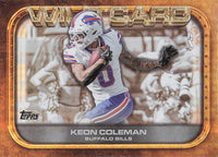 2026 Topps Flagship Football Wild Card Moments Keon Coleman #WC-6