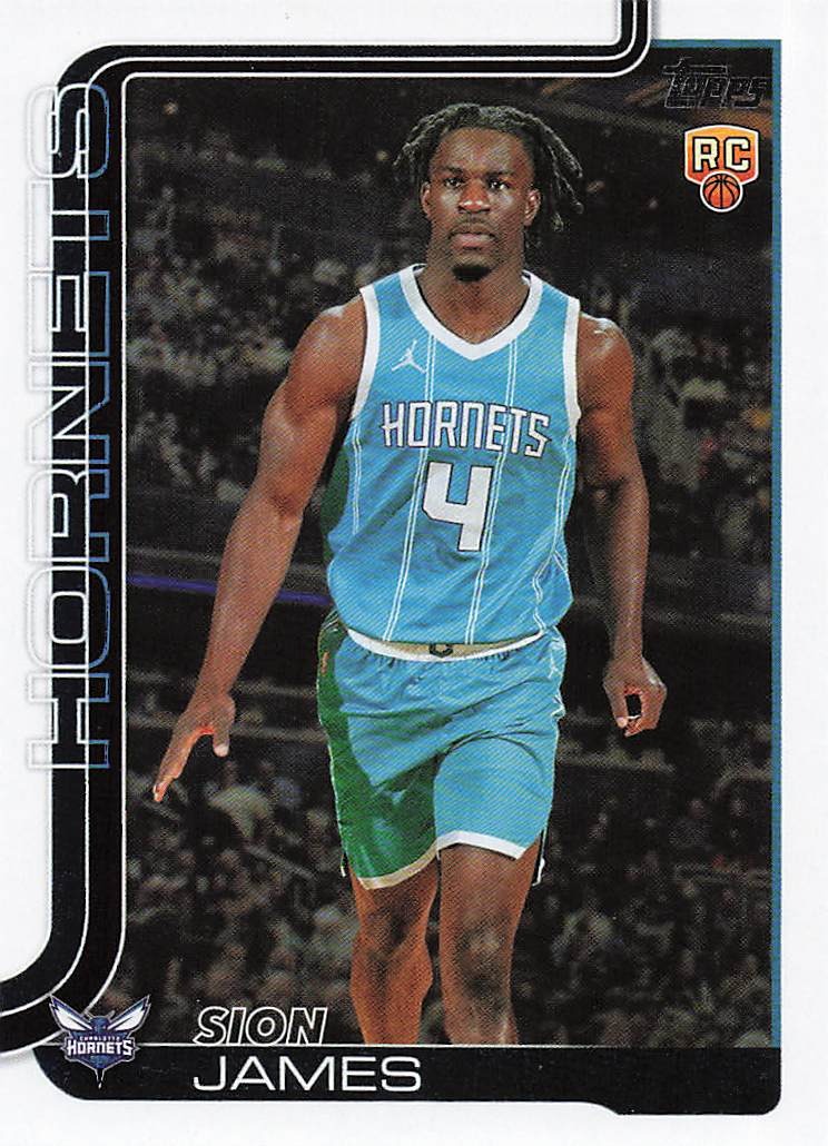 2025-26 Topps Basketball Sion James #233 RC