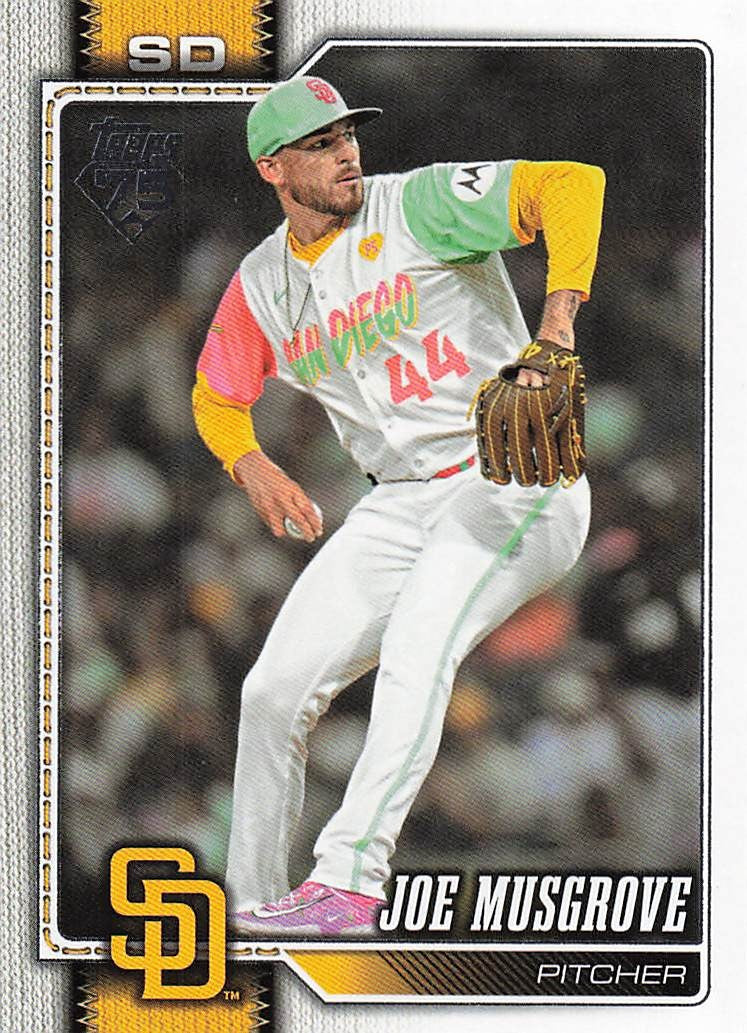 2026 Topps Baseball Joe Musgrove #636