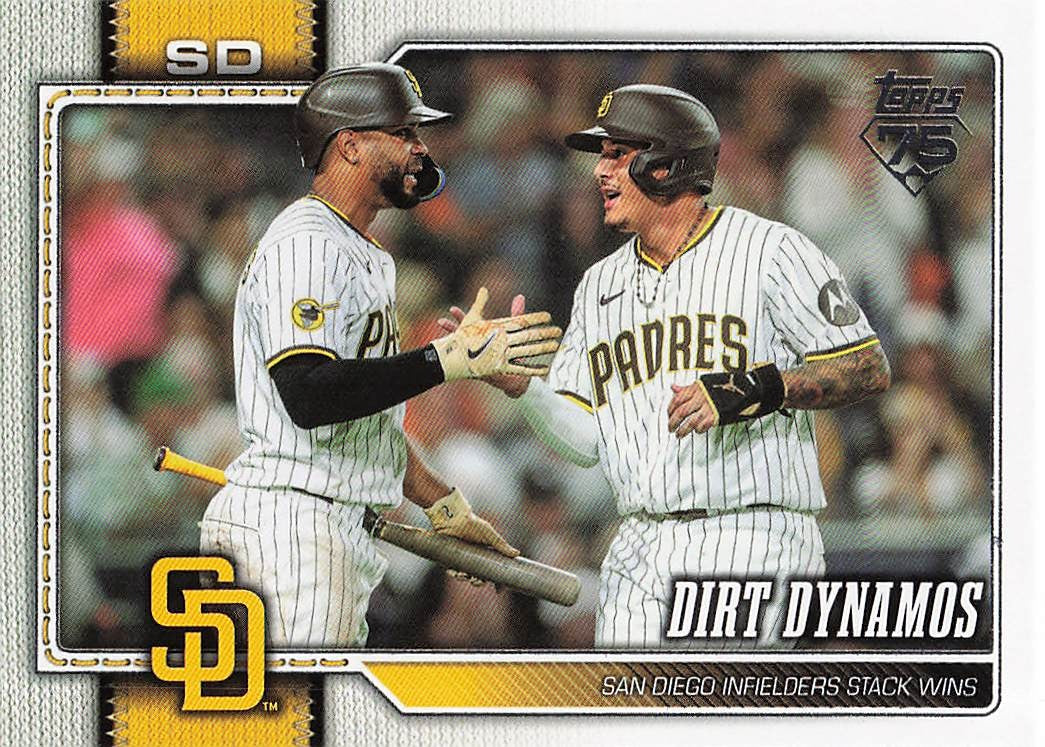 2026 Topps Baseball Dirt Dynamos (Manny Machado / Xander Bogaerts) #605
