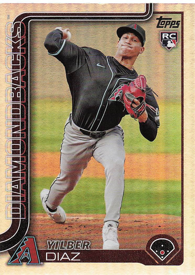 2025 Topps Baseball Rainbow Foil Yilber Diaz #104