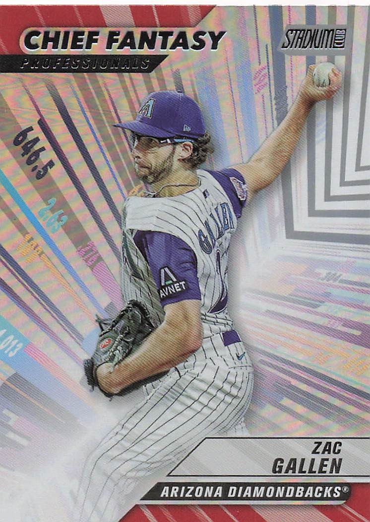 2024 Stadium Club Baseball Chief Fantasy Professionals Zac Gallen #CFPRO-20