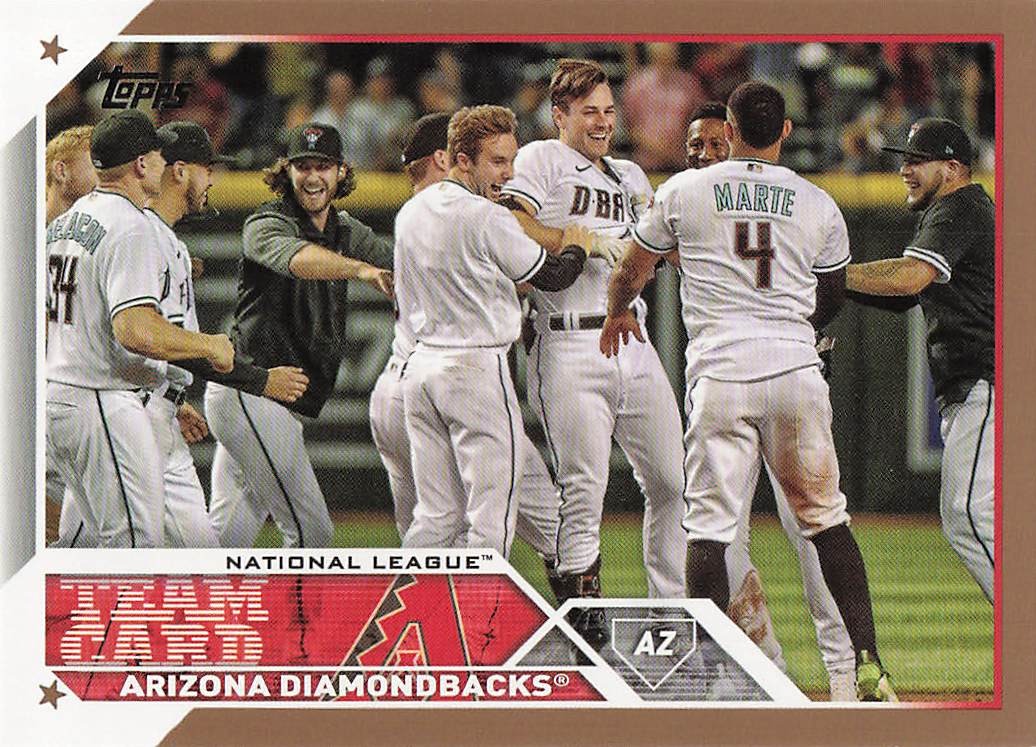 2023 Topps Baseball Gold 0357/2023 Arizona Diamondbacks #263