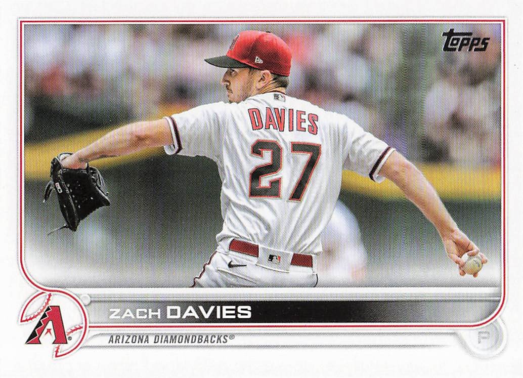 2022 Topps Update Baseball Zach Davies #US307