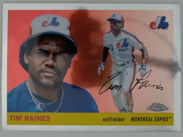 2025 Topps Chrome Platinum Baseball Tim Raines #476