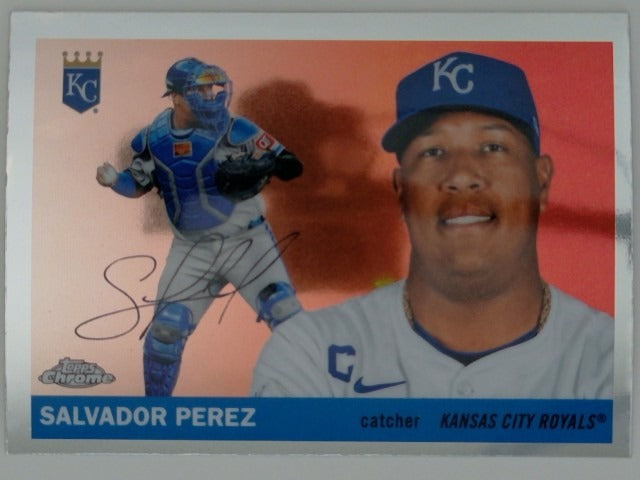 2025 Topps Chrome Platinum Baseball Salvador Perez #87
