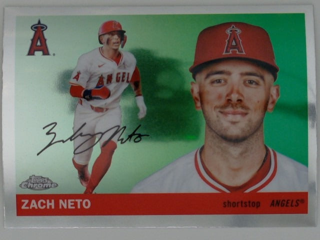 2025 Topps Chrome Platinum Baseball Zach Neto #62
