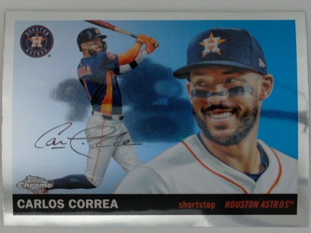 2025 Topps Chrome Platinum Baseball Carlos Correa #61