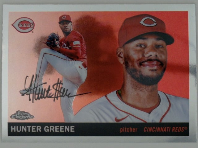 2025 Topps Chrome Platinum Baseball Hunter Greene #71
