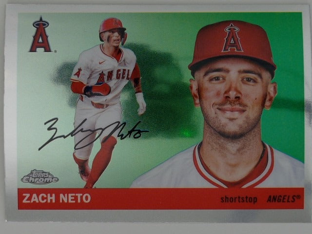 2025 Topps Chrome Platinum Baseball Zach Neto #62