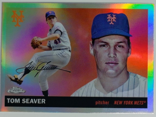 2025 Topps Chrome Platinum Baseball Refractor Tom Seaver #437